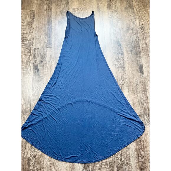 Lauren Moshi Small Leopard Graphic Print High Low Sleeveless Modal Tank Dress - Picture 3 of 8